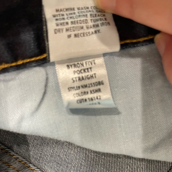 EUC, Hudson Byron Straight Leg Jean, button fly, men’s 34 - Picture 8 of 8